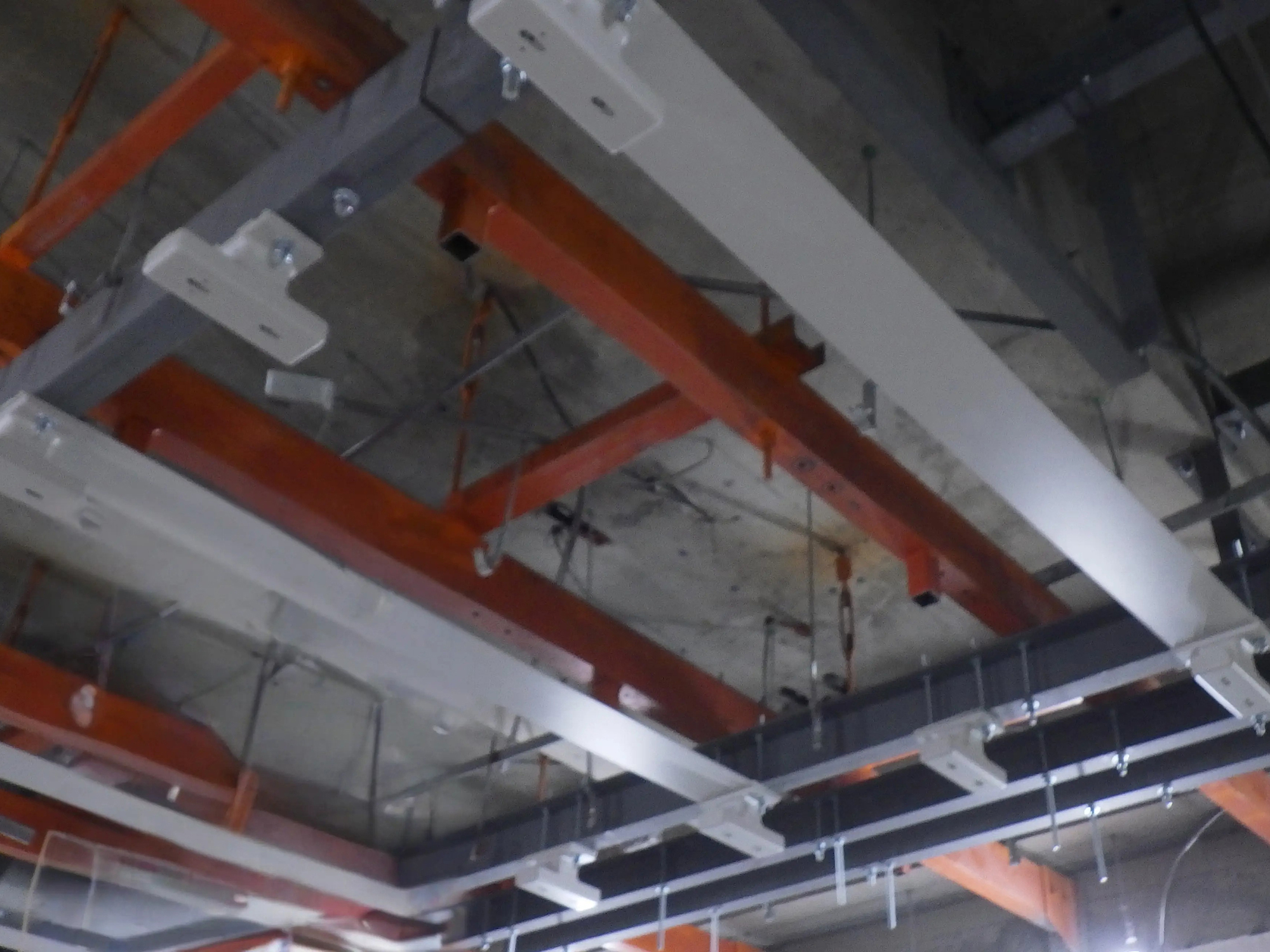 アンギオ室鉄骨工事